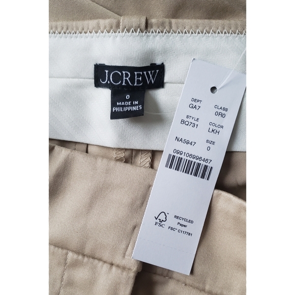 J.Crew Wide leg pleated kakhis - Picture 7 of 7